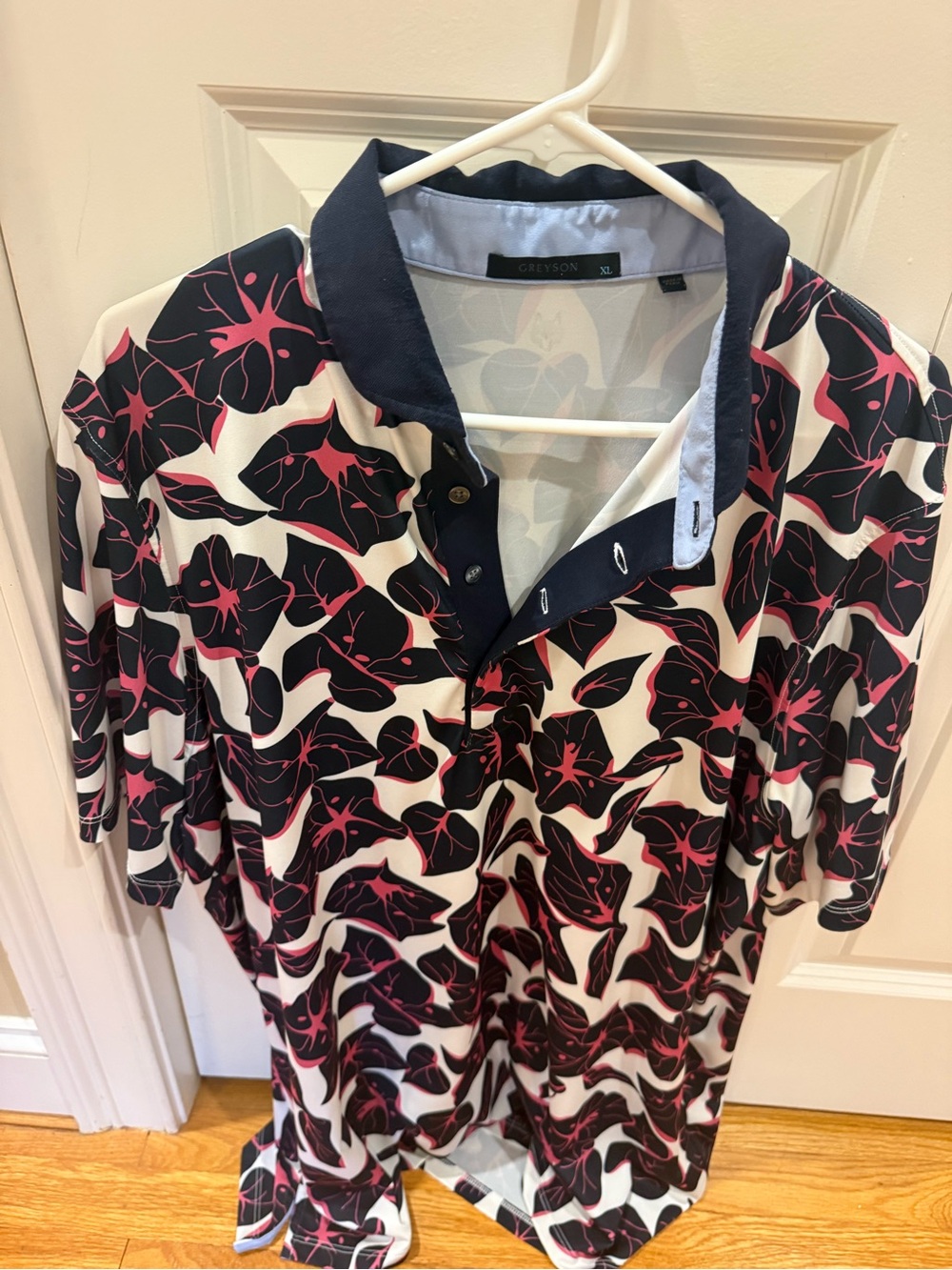 Greyson Men's XL Golf Polo Golf Club of Avon Tropical Floral